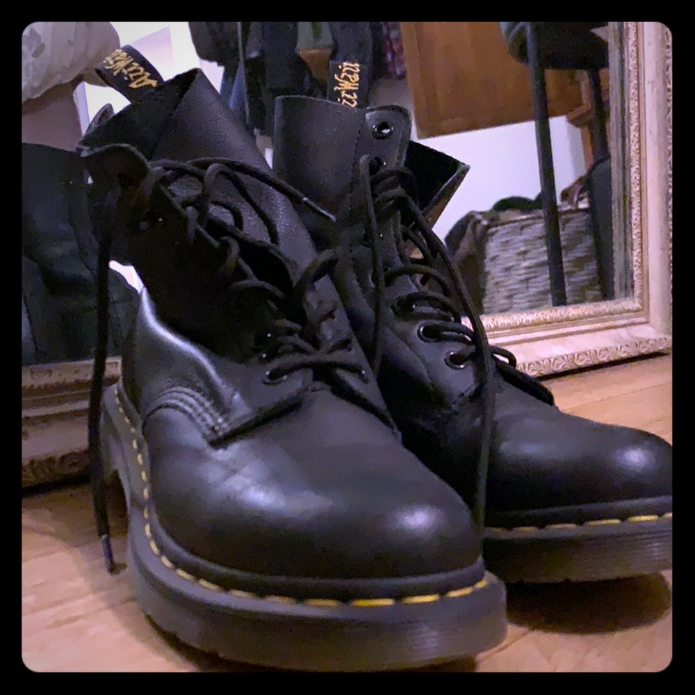 Dr. Martens Black Combat Boots